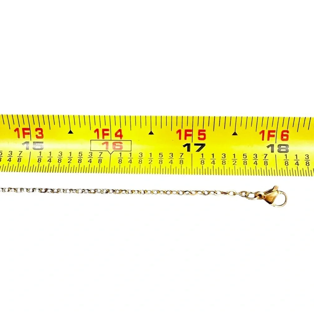 Authentic Louis Vuitton #344 Lock & Key Set on a 18K Gold Plated Chain Necklace